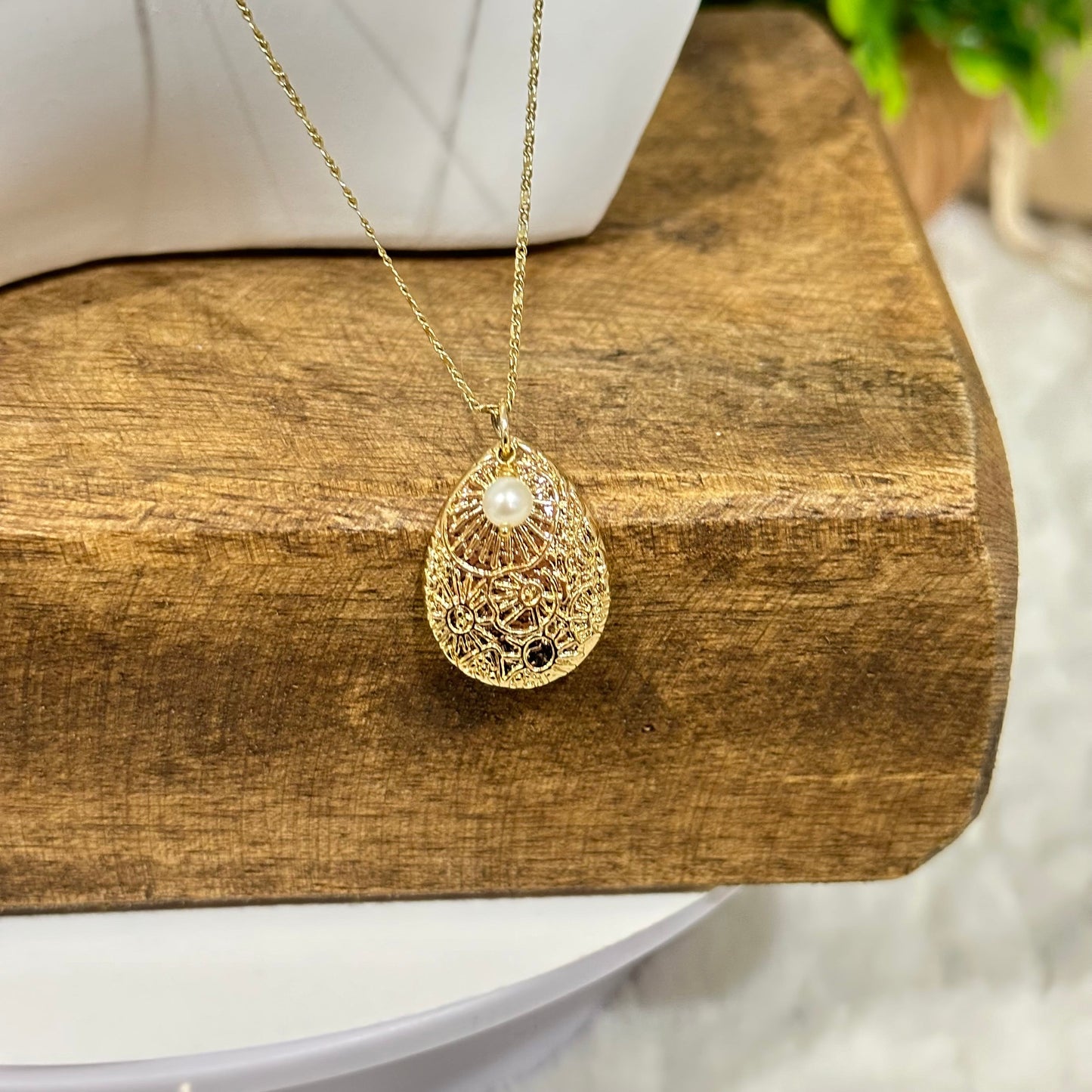 Marina Teardrop Perlenkette