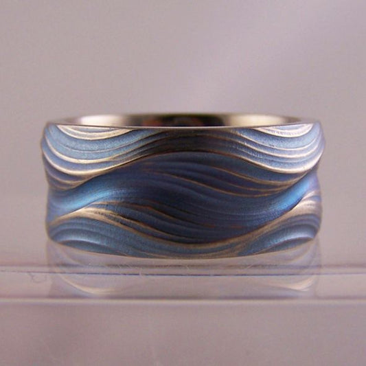 Vintage Blue Dune Ring